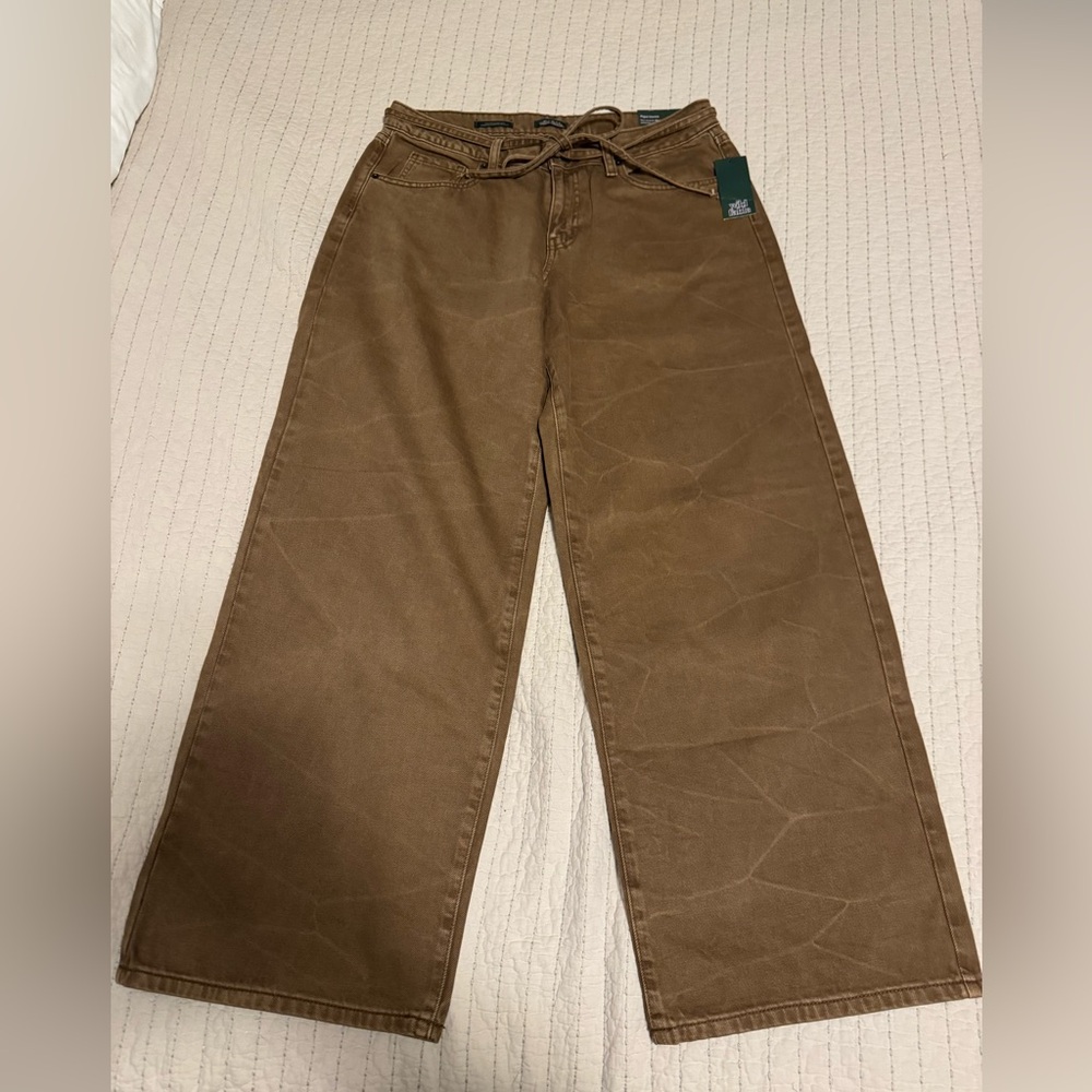 Wild Fable Brown Wide Leg Jeans